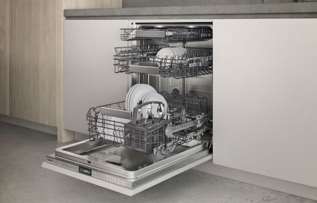 Hausgeräte: Geschirrspüler Schock Group: Anwendung, Teleskopschienen, Komfort, Hausgeräte, Geschirrspüler