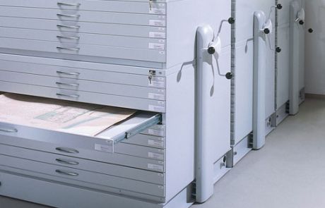 Industrie: Flacharchivschrank Schock Group: Anwendung, Industrie, Flacharchivschrank