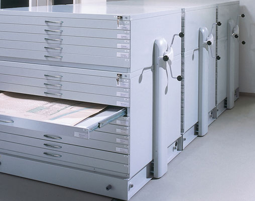 Schock Group: Anwendung, Industrie, Flacharchivschrank