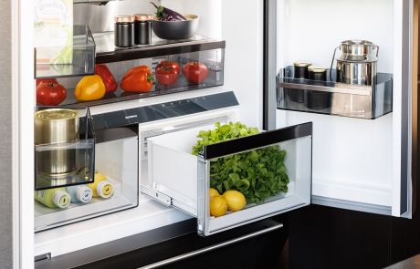 Hausgeräte: Kühlschrank Schock Group: Anwendung, Teleskopschienen, Branche, Hausgeräte, Kühlschrank-Schublade